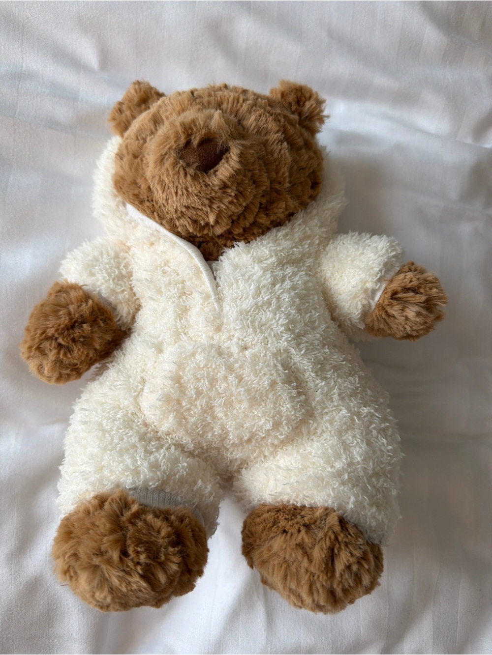 Jellycat Bartholomew Bear ‘All-In-One’ Brown and Cream Plush Bear